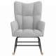 Sonata H люлеещ се стол Cloud Grey Fabric