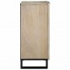 Sonata H Шкаф Бяло 90 x 33 x 75 см мангово дърво масив