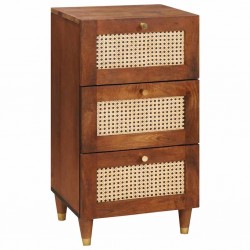 Sonata H Служебен шкаф с чекмедже Кафяво 40 x 33.5 x 75 см - Corpuri, vitrine, biblioteci modulare