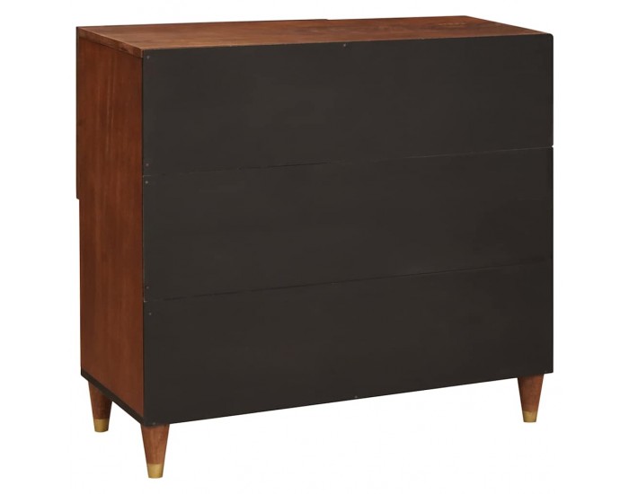 Sonata H Служебен шкаф Кафяво 80 x 33.5 x 75 см