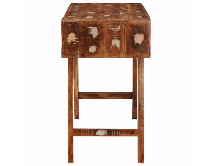 Sonata Masă de Machiaj Maro 90 x 76 x 45 cm Lemn recuperat masiv