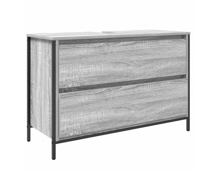 Sonata H Комплект мебели за баня 3 pcs Сив сонома 90 x 34.5 x 60 см