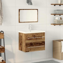 Sonata H Шкаф с мивка с чекмедже 2 pcs Старо дърво 60 x 38.5 x 48 cm - Dulapuri de baie