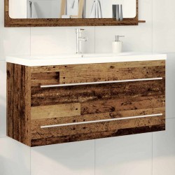 Sonata H Шкаф с мивка с чекмедже 2 pcs Старо дърво 100 x 38.5 x 48 cm - Dulapuri de baie