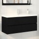 Sonata Dulap pentru Chiuveta de Baie Stejar Negru 100 x 39 x 62 cm