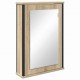 Sonata H Комплект мебели за баня с рафт 2 pcs Кафяво 60 x 30 x 60 cm