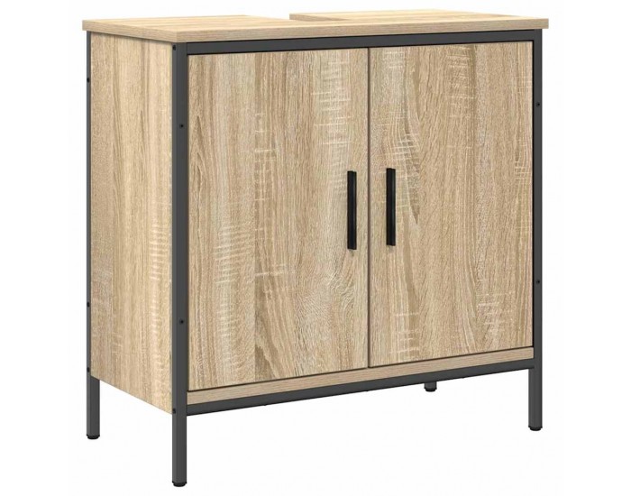 Sonata H Комплект мебели за баня с рафт 3 pcs Кафяво 60 x 30 x 60 cm