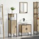 Sonata H Комплект мебели за баня с рафт 3 pcs Кафяво 60 x 33 x 60 см
