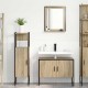 Sonata H Комплект мебели за баня с рафт 3 pcs Кафяво 33 x 33 x 120.5 см