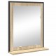Sonata H Комплект мебели за баня с рафт 3 pcs Кафяво 33 x 33 x 120.5 см