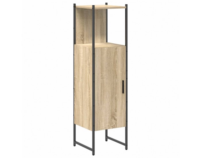 Sonata H Комплект мебели за баня с рафт 3 pcs Кафяво 33 x 33 x 120.5 см