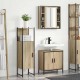 Sonata H Комплект мебели за баня с рафт 3 pcs Кафяво 60 x 30 x 60 cm