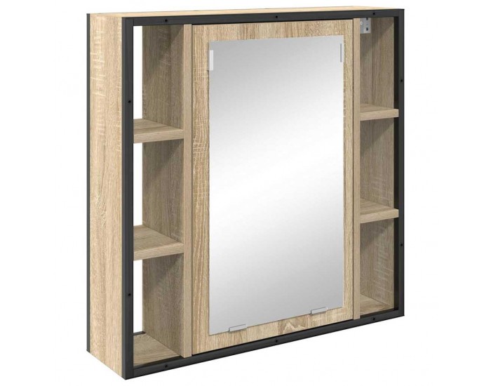Sonata H Комплект мебели за баня с рафт 3 pcs Кафяво 60 x 30 x 60 cm