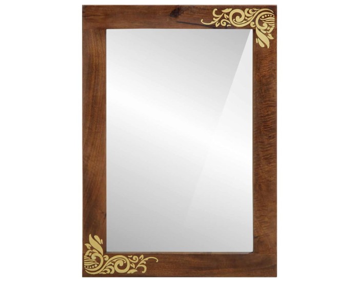 Sonata Oglindă pentru baie Maro miere 70 x 50 x 2,5 cm