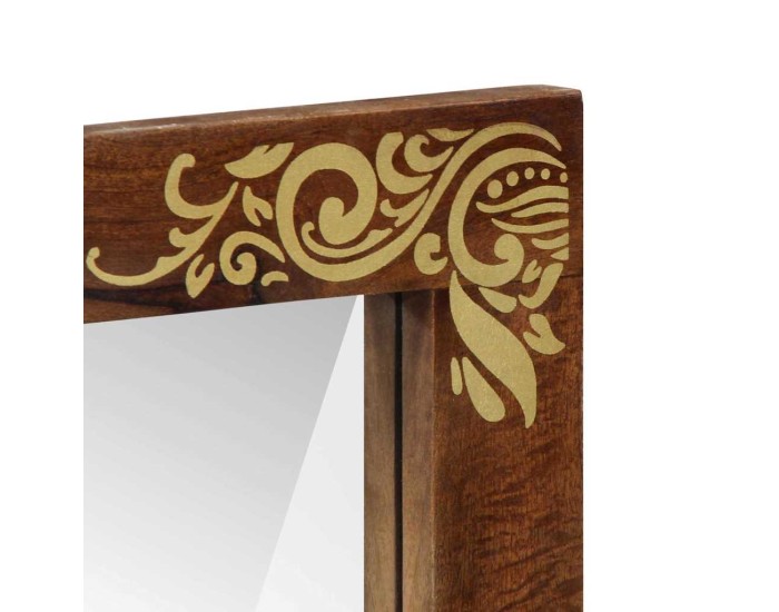 Sonata Oglindă pentru baie Maro miere 70 x 50 x 2,5 cm