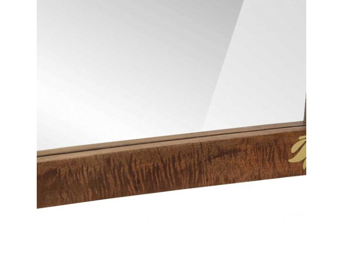 Sonata H Огледало за баня с огледало Сив и сребърен 50 x 70 x 3 см