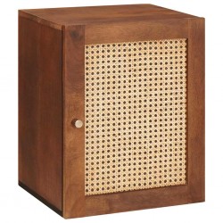 Sonata H Шкаф за баня с рафт Монтиране на стена Кафяв 38 x 33.5 x 48 см - Dulapuri de baie