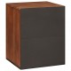 Sonata H Шкаф за баня с рафт Монтиране на стена Кафяв 38 x 33.5 x 48 см