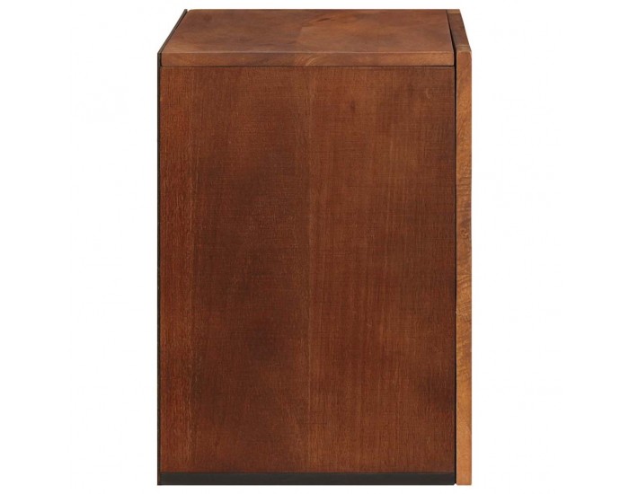 Sonata H Шкаф за баня с рафт Монтиране на стена Кафяв 38 x 33.5 x 48 см