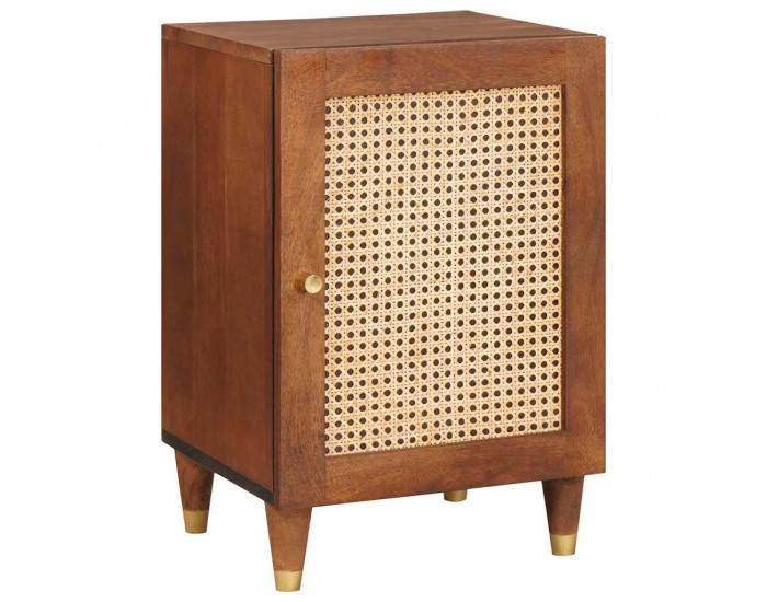 Sonata H Шкаф за баня с рафт със съхранение Кафяв 38 x 33.5 x 58 см