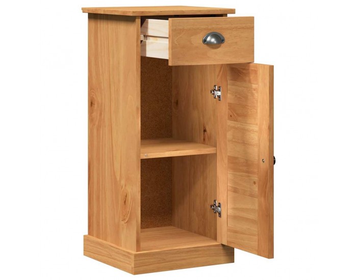 Sonata H Шкаф за баня с чекмедже VIGO Меденокафяво 37.5 x 34 x 80 см