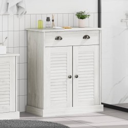 Sonata H Шкаф за баня VIGO Бяло 67.5 x 34 x 80 см Борово дърво масив - Dulapuri de baie