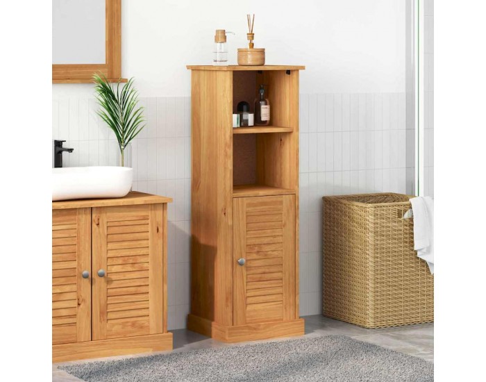 Sonata H Шкаф за баня със съхранение VIGO Меденокафяво 37 x 34 x 110 см