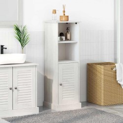 Sonata H Шкаф за баня VIGO Бяло 37 x 34 x 110 см Борово дърво масив - Dulapuri de baie