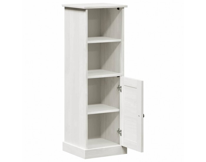 Sonata H Шкаф за баня VIGO Бяло 37 x 34 x 110 см Борово дърво масив