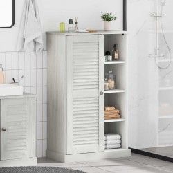 Sonata H Шкаф за баня VIGO Бяло 67.5 x 34 x 110 см Борово дърво масив - Dulapuri de baie
