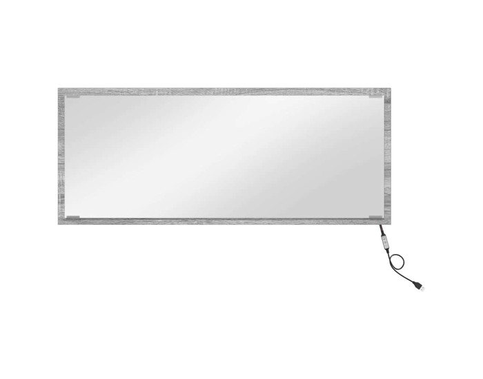 Sonata Oglindă Gri Sonoma 90 x 8,5 x 37 cm Lemn prelucrat