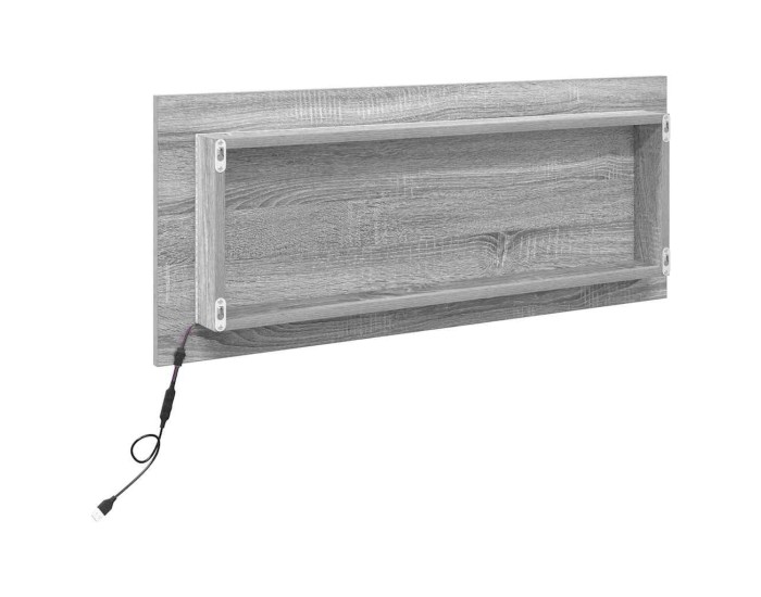 Sonata Oglindă Gri Sonoma 90 x 8,5 x 37 cm Lemn prelucrat