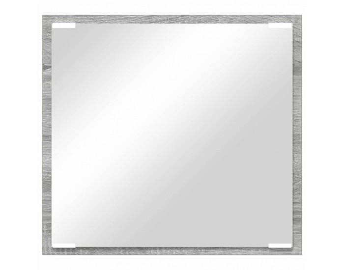 Sonata H LED огледало за баня с огледало Сив Сонома 40 x 8.5 x 37 см