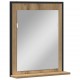Sonata H Огледало за баня дъб артизан 50 x 12 x 60 см Инженерно дърво