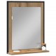 Sonata H Огледало за баня дъб артизан 50 x 12 x 60 см Инженерно дърво