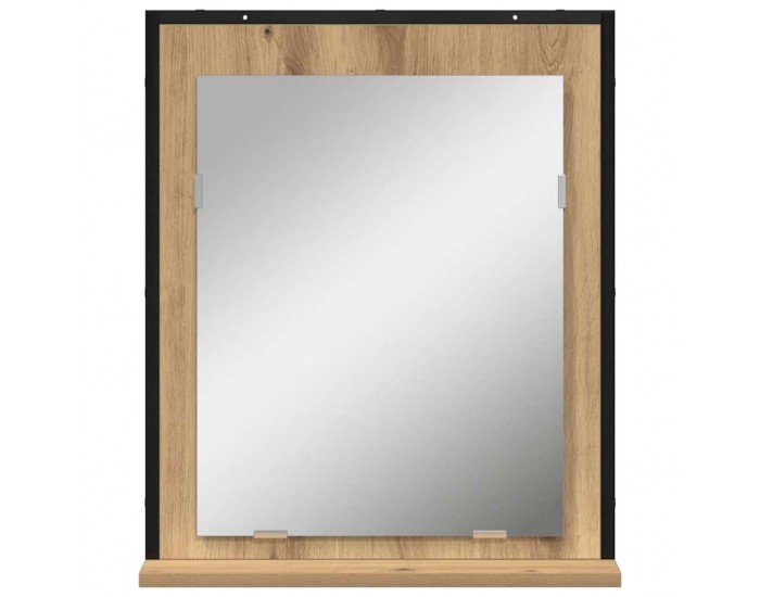 Sonata H Огледало за баня дъб артизан 50 x 12 x 60 см Инженерно дърво