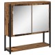 Sonata Dulap cu oglindă Lemn vechi 60 x 16 x 60 cm Lemn prelucrat