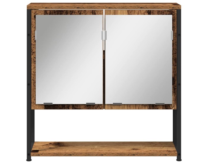 Sonata Dulap cu oglindă Lemn vechi 60 x 16 x 60 cm Lemn prelucrat