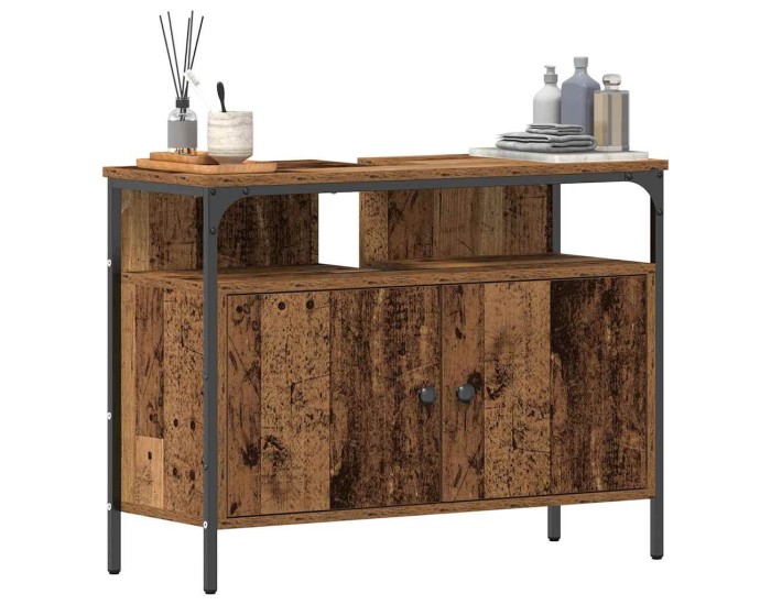 Sonata Dulap pentru Chiuveta de Baie Lemn vechi 80 x 30 x 60 cm