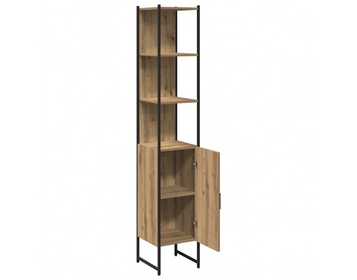 Sonata H Шкаф за баня дъб артизан 33 x 33 x 185.5 см Инженерно дърво