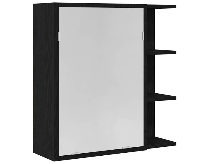 Sonata Dulap cu oglindă pentru baie Stejar Negru 62,5 x 20,5 x 64 cm