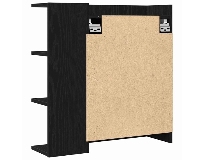 Sonata Dulap cu oglindă pentru baie Stejar Negru 62,5 x 20,5 x 64 cm
