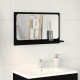 Sonata H Огледална рафт Черния дъб 60 x 10.5 x 37 cm Инженерно дърво