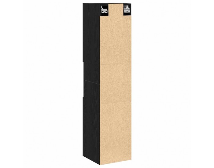 Sonata H Шкаф за баня с рафт Черния дъб 30 x 30 x 130 см Инженерно дърво