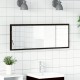 Sonata H LED огледало за баня с огледало Черен дъб 100 x 8.5 x 37 см
