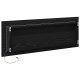 Sonata Oglindă de baie cu LED Stejar Negru 100 x 8,5 x 37 cm Sticlă