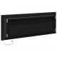 Sonata H LED огледало за баня с огледало Черен дъб 100 x 8.5 x 37 см