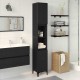 Sonata H Шкаф за баня с рафт Черен дъб 30 x 30 x 190 см Инженерно дърво