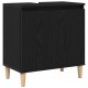 Sonata H Шкаф за мивка с рафт Черен дъб 58 x 33 x 60 см Инженерно дърво