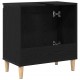 Sonata H Шкаф за мивка с рафт Черен дъб 58 x 33 x 60 см Инженерно дърво